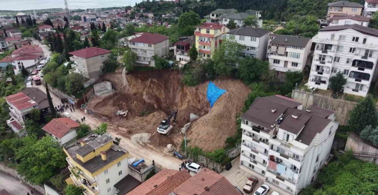 İzmit'te Toprak Kayması: 56 Kişi Evinden Oldu