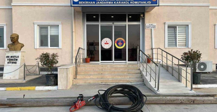 Jandarma Hırsızları Suçüstü Yakaladı