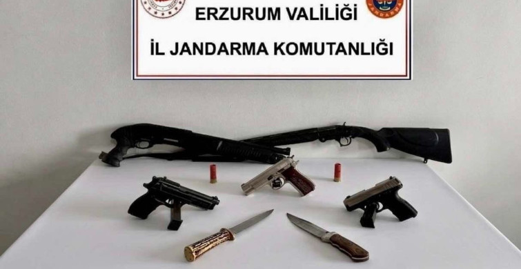 Jandarma Operasyonu: Tekman'da Silahlar Ele Geçirildi