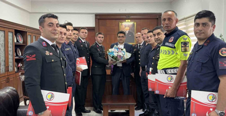 Jandarma Teşkilatı'ndan Başarı Belgeleri