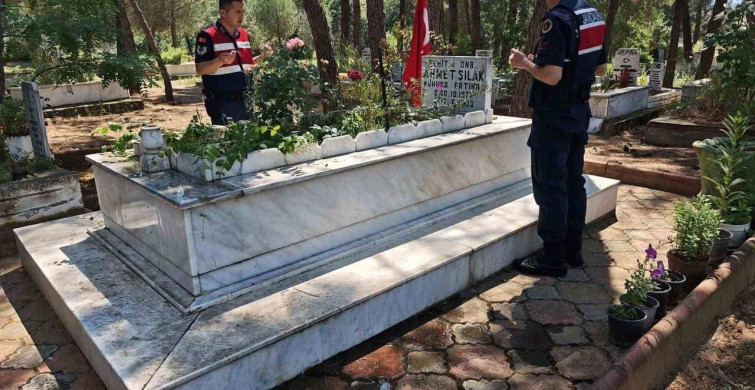 Jandarmadan şehit ailelerine vefa ziyareti