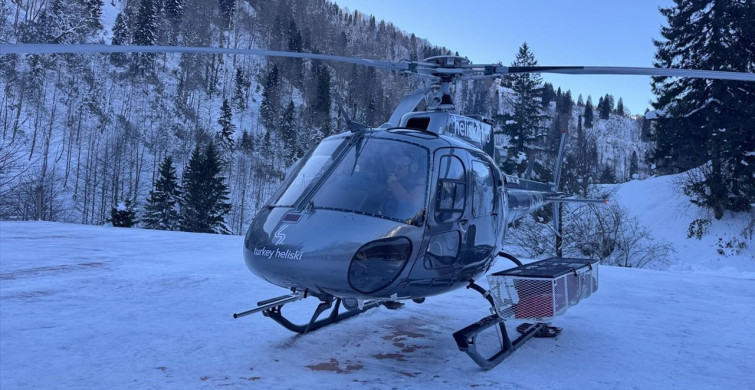 Kaçkar Dağları'nda Heliski Keyfi Başladı