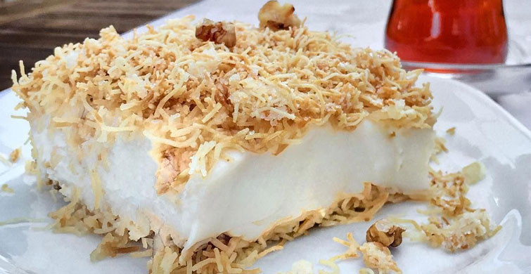 Kadayıflı Muhallebi Tarifi