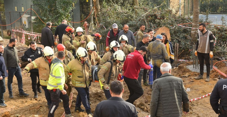 Kadıköy'deki İnşaat Alanında Çukurda Mahsur Kalan İşçi Kurtarıldı
