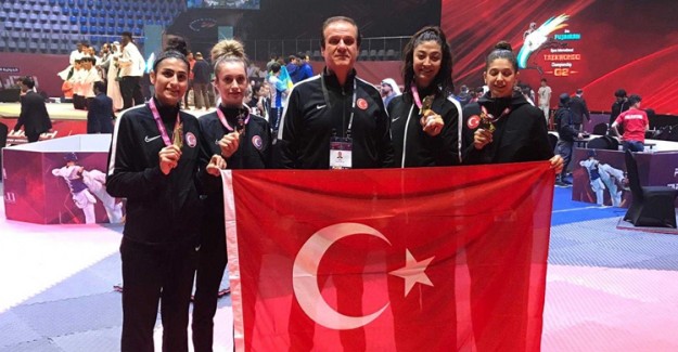 Kadın Tekvando Milli Takımı, BAE'de Şampiyon!