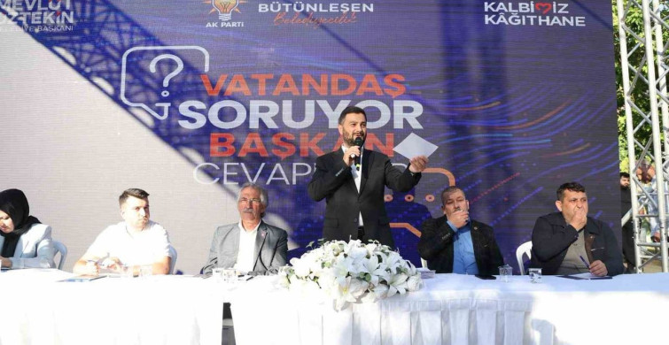 Kağıthane’de vatandaş sordu, Başkan Öztekin cevapladı
