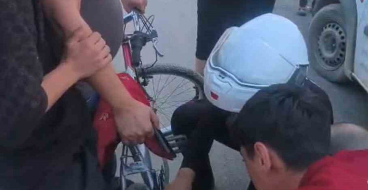 Kahramanmaraş'ta Çocuğun Ayağı Bisiklete Sıkıştı, Yunus Polisleri Kurtardı