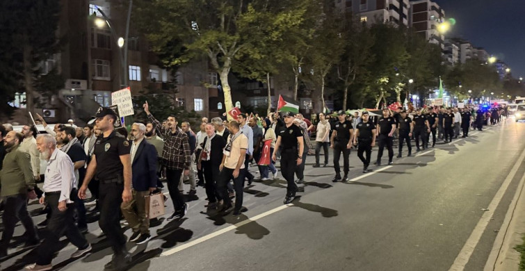 Kahramanmaraş'ta Gazze İçin Protesto Yürüyüşü