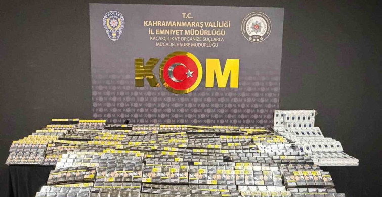 Kahramanmaraş'ta Kaçak Sigara Operasyonu