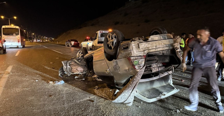 Kahramanmaraş'ta Otomobilin Takla Atması Sonucu Sürücü Yaralandı