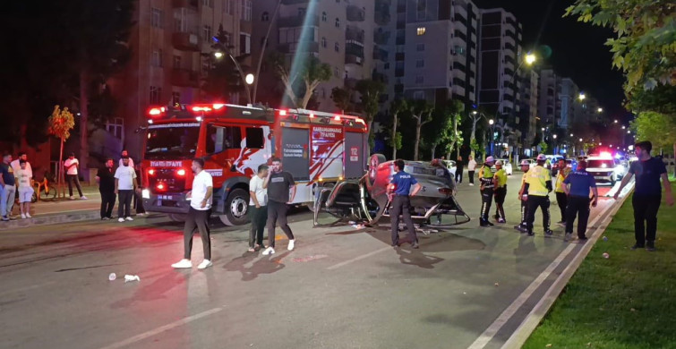 Kahramanmaraş'ta trafikte yarış kazayla bitti: 5 yaralı