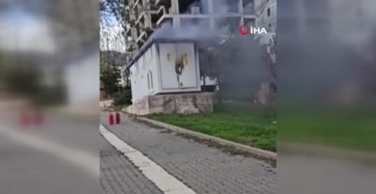 Kahramanmaraş’ta Trafo Yangını Paniği