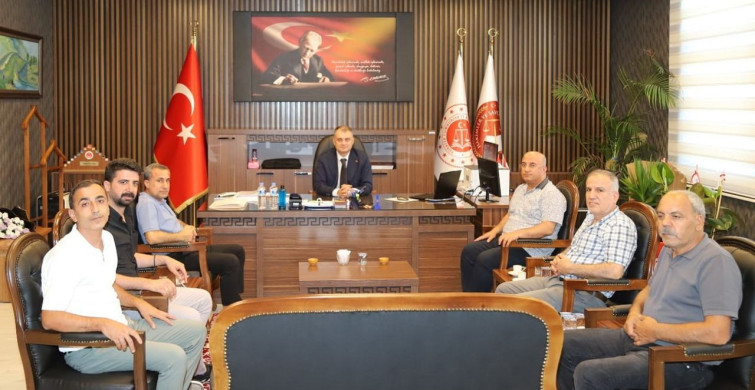 Kahta gazeteciler ve yazarlar cemiyeti'nden Cumhuriyet Başsavcısı Atalay'a hayırlı olsun ziyareti