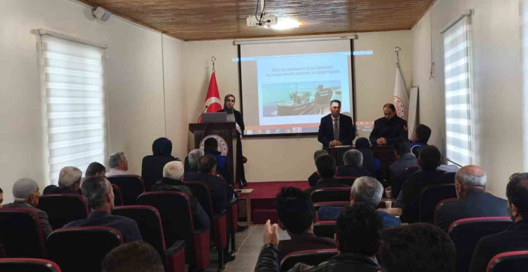 Kahta'da Su Ürünleri Av Yasağı İçin Bilgilendirme Toplantısı