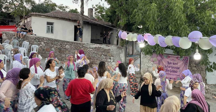 Kale Mahallesi'nde şalvar gecesi coşkusu