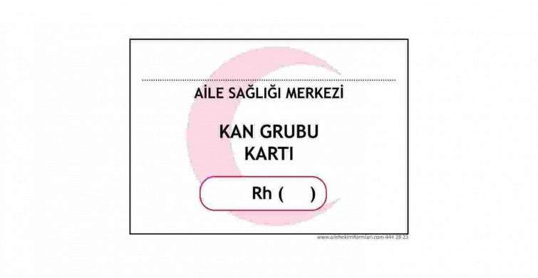 Kan grubu kartı nasıl alınır, nereden alınır? Sağlık ocağından, Kızılay'dan, özel ve devlet hastanelerinden kan grubu kartı alınır mı?