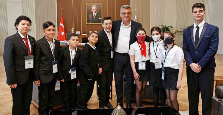 Kanseri Yenen Kahraman Çocuklar KKTC’de Devletin Zirvesiyle Buluştu