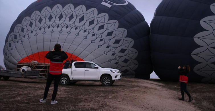 Kapadokya Alan Başkanlığı'ndan Sıcak Hava Balonları Denetimi