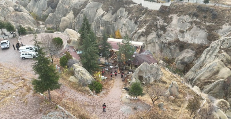 Kapadokya'da İzinsiz Yapı Kaldırıldı