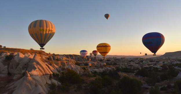 Kapadokya'ya Turist Akını