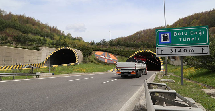 Kapanma Öncesi Bolu Dağı Tüneli’nden 100 Binden Fazla Araç Geçti