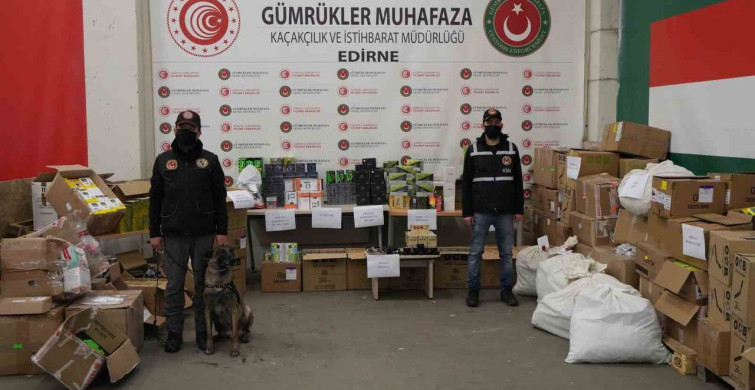 Kapıkule’de Yakalanan Kaçak Eşyalar ve Uyuşturucular