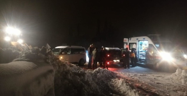 Kar nedeniyle mahsur kalan yaralı kurtarıldı