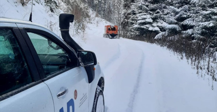 Karabük, Düzce, Bolu ve Zonguldak'ta Kış Koşullarına Karşı Mücadele