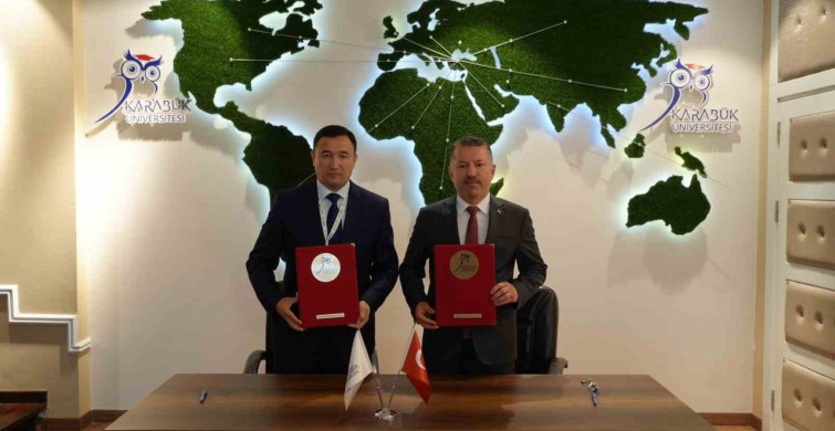 Karabük Üniversitesi ile Alfraganus Üniversitesi arasında akademik iş birliği protokolü imzalandı