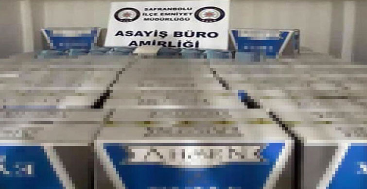 Karabük'te 2 Milyon 570 Bin Boş Makaron Yakalandı