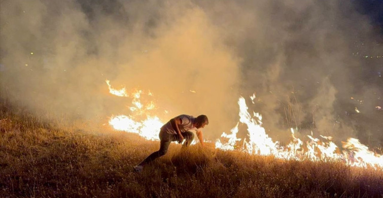 Karabük'te Anız Yangını Kontrol Altına Alındı