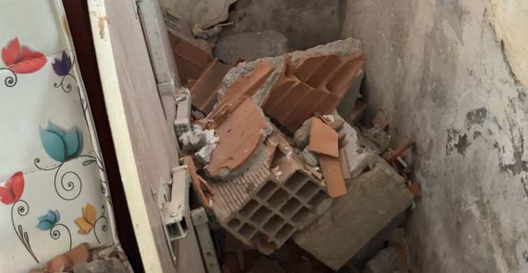 Karabük'te heyelan nedeniyle ev hasar gördü