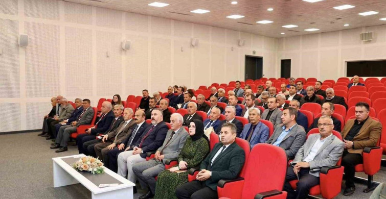 Karabük'te Muhtarlara Hizmet İçi Eğitim Toplantısı