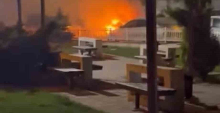 Karabük'te Park Halindeki Otomobilde Yangın Çıktı