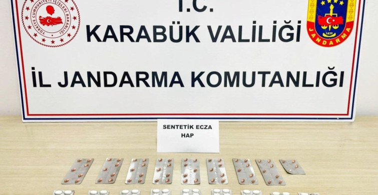 Karabük'te Uyuşturucu Operasyonu: 151 Sentetik Hap Ele Geçirildi
