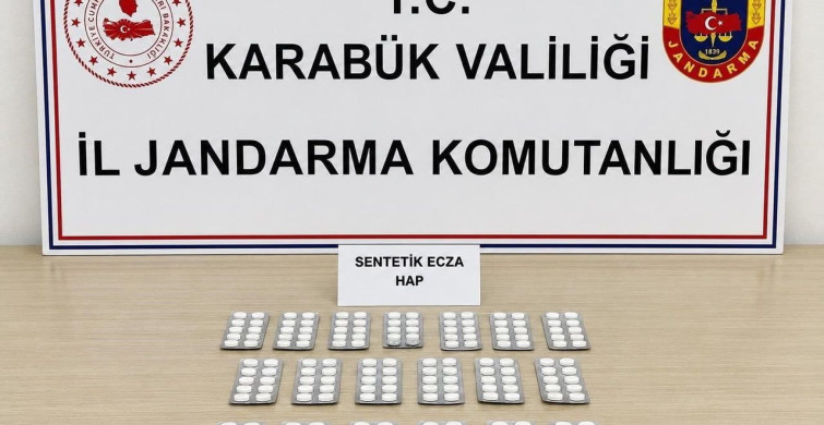 Karabük'te Uyuşturucu Operasyonunda 331 Sentetik Hap Ele Geçirildi