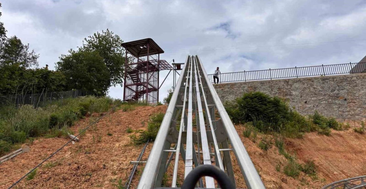 Karadeniz’in en uzun dağ kızağı Trabzon’da açılmak üzere