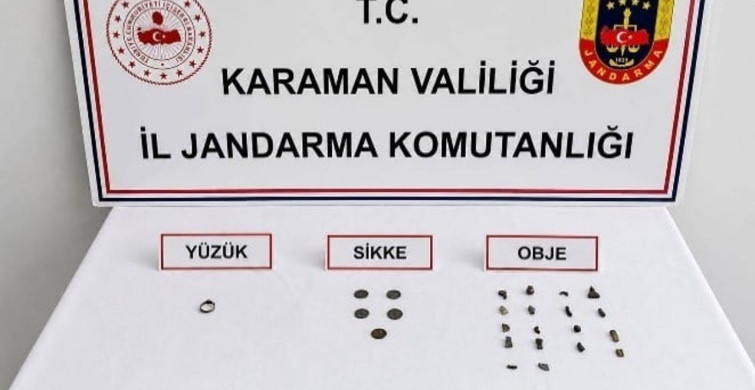Karaman'da 9 Tutuklama: Jandarma Uygulamalarında Uyuşturucu ve Tarihi Eserler Ele Geçirildi