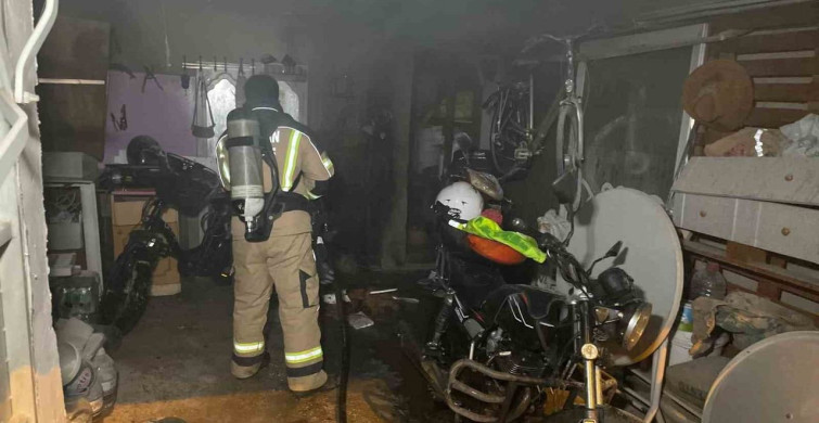 Karaman'da Garaj Yangını Korkuttu