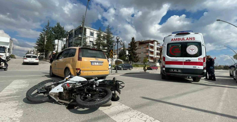 Karaman'da Motosiklet Kazası: 1 Yaralı