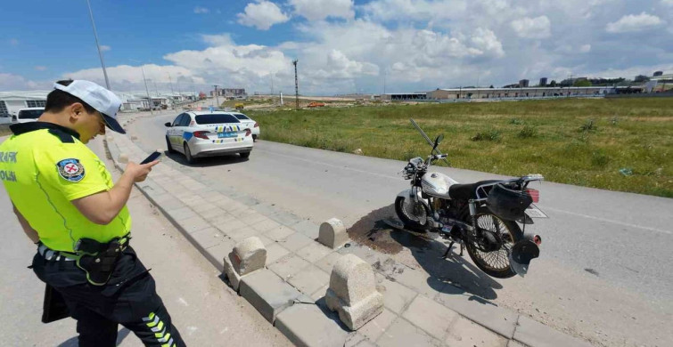 Karaman'da Motosiklet Kazası: 1 Yaralı