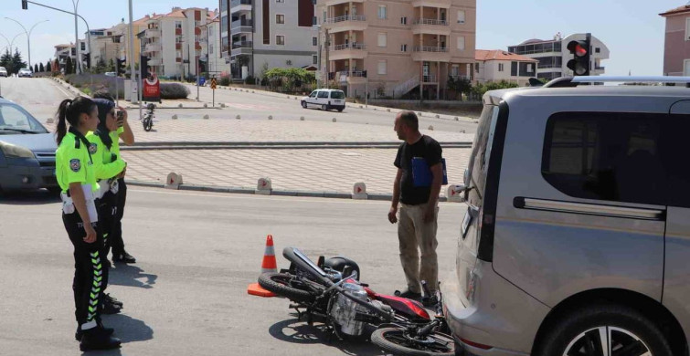 Karaman’da motosiklet kazası: 1 yaralı