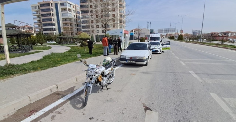 Karaman'da Motosiklet Kazası: Sürücü Yaralandı
