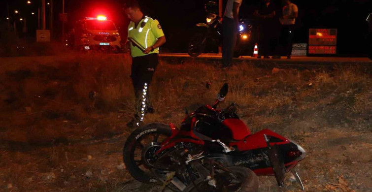 Karaman’da motosiklet otomobille çarpıştı: 1 yaralı
