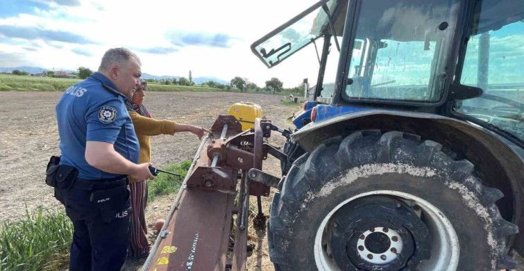 Karaman'da Traktör Şaftına Sıkışan Kişi Yaralandı