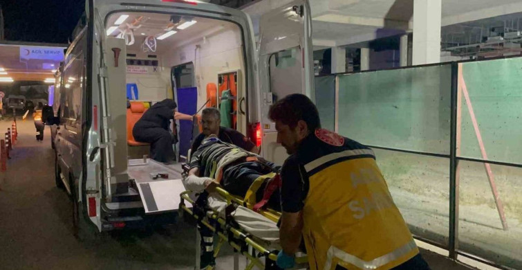 Karaman'da üç aracın karıştığı kazada 2 kişi yaralandı