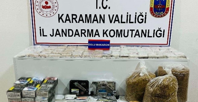 Karaman'da Uyuşturucu ve Kaçak Tütün Operasyonu