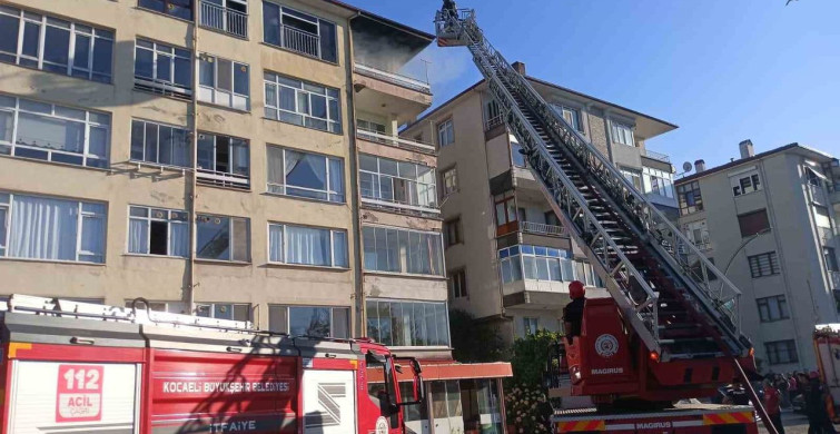 Karamürsel'de Yangından Kurtarma Operasyonu