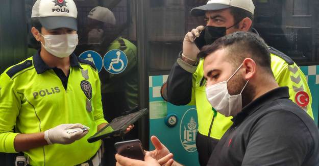 Karantinada Olması Gereken Şoför Beyoğlu'nda Yakalandı
