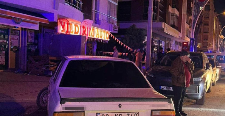 Karapınar'da Kontrolden Çıkan Araç Kaza Yaptı